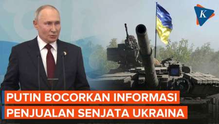 Putin Curigai Ukraina Jual Senjata ke Palestina, Dikaitkan Isu Korupsi Kyiv