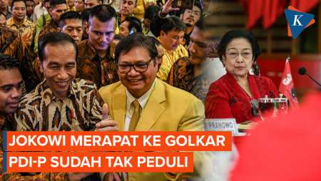 Jokowi Merapat ke Golkar, PDI-P Tidak Peduli