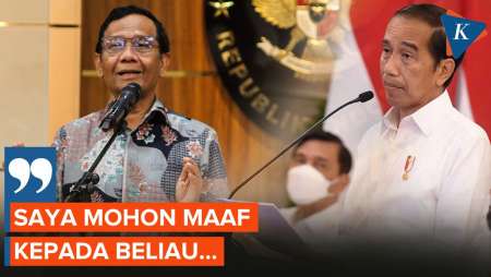 Momen Mahfud MD Ungkap Isi Permintaan Maafnya ke Jokowi 