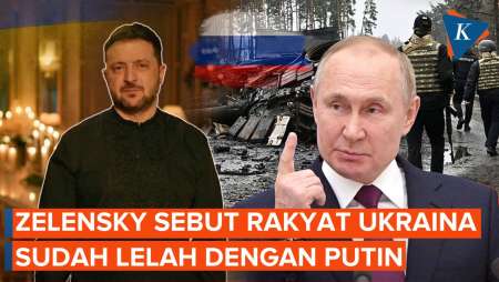 Zelensky Sebut Rakyat Ukraina Sudah Lelah Dengan Putin