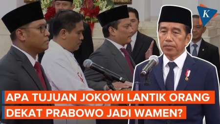 Jokowi Lantik 3 Wamen Jelang Lengser, Dinilai Kawinkan Kepentingan Politik dengan Prabowo