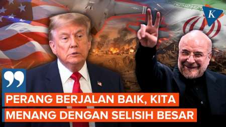 Trump Klaim Menang Perang Iran, Ghalibaf: Kesepakatan Bukti Kekalahan AS!