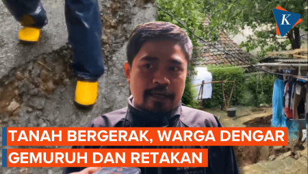 Detik-detik Pergerakan Tanah di Sukabumi, Terdengar Gemuruh dan Retakan