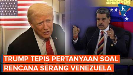Momen Trump "Marahi" Reporter Yang Bertanya Soal Serangan Ke Venezuela