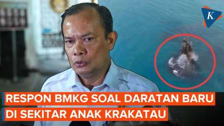 BMKG Buka Suara Soal Daratan Baru Di Sekitar Anak Krakatau