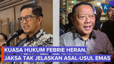 Kuasa Hukum Febrie: Jaksa Gagal Tunjukkan Asal-Usul Emas Yang Paling Jadi Sorotan