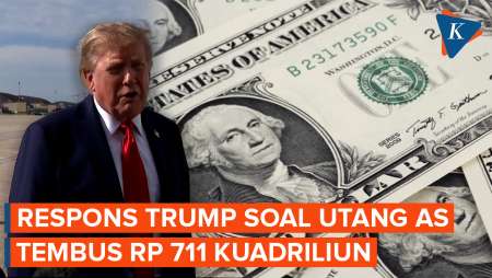 Trump Remehkan Utang AS Tembus Rp 711 Kuadriliun