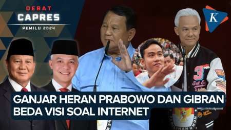 Ganjar Tuding Prabowo dan Gibran Beda Visi, Ini Jawaban Prabowo