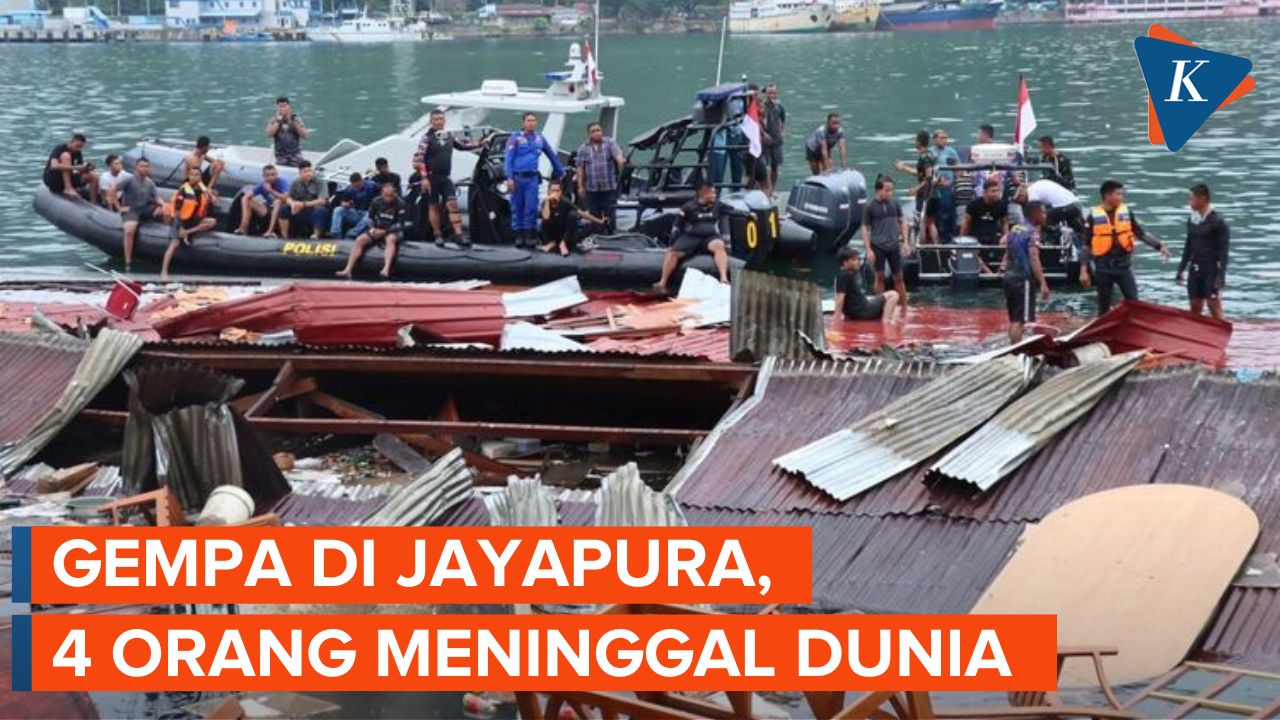 4 Orang Meninggal Dunia Akibat Gempa Jayapura