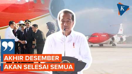 Jokowi Sebut Bandara IKN Siap Didarati Pesawat Besar pada Desember 2024