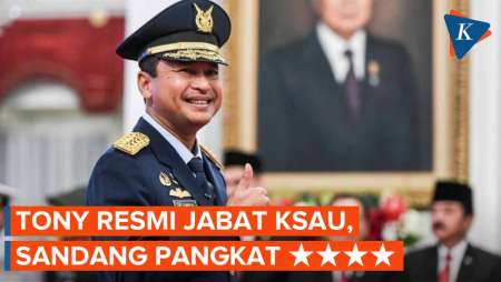 Moncer! Eks AJudan Jokowi DIlantik Jadi KSAU, Sandang Bintang 4