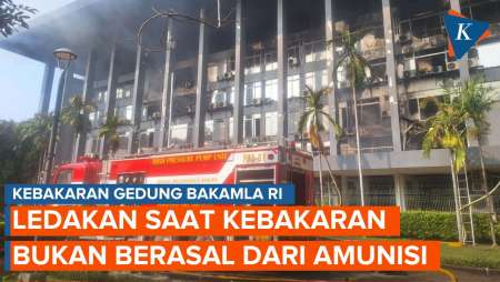 Ledakan Saat Kebakaran Gedung Bakamla Dipastikan Bukan dari Amunisi