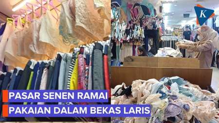 Pakaian Dalam Laris di Pasar Senen, Pembeli Ratusan Per Hari