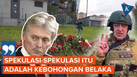 Bantah Dalangi Jatuhnya Pesawat Prigozhin, Kremlin Tuduh Barat Bikin Propaganda