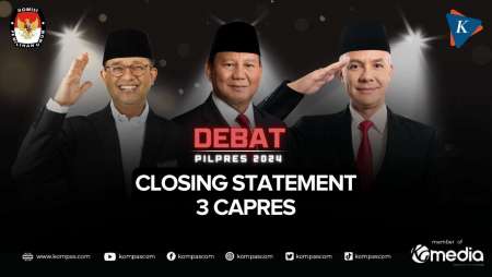 [FULL] Debat Capres: Closing Statement Anies, Prabowo, Ganjar 