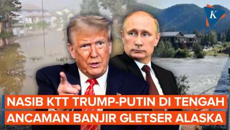 Alaska Terancam Banjir Gletser Terbesar, Bagaimana Nasib KTT Trump-Putin?