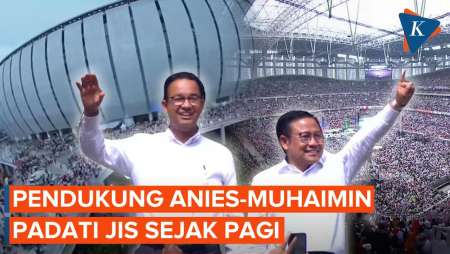 Lautan Massa Padati JIS untuk Kampanye Akbar Anies-Muhaimin, Dihadiri Jusuf Kalla