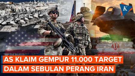 Sebulan Perang Lawan Iran, AS Ungkap Jumlah Target Yang Sudah Digempur