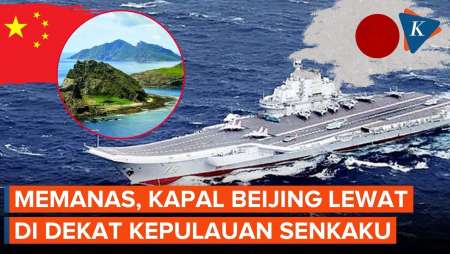 Tegang Dengan Jepang, Kapal China Melintas Dekat Kepulauan Senkaku
