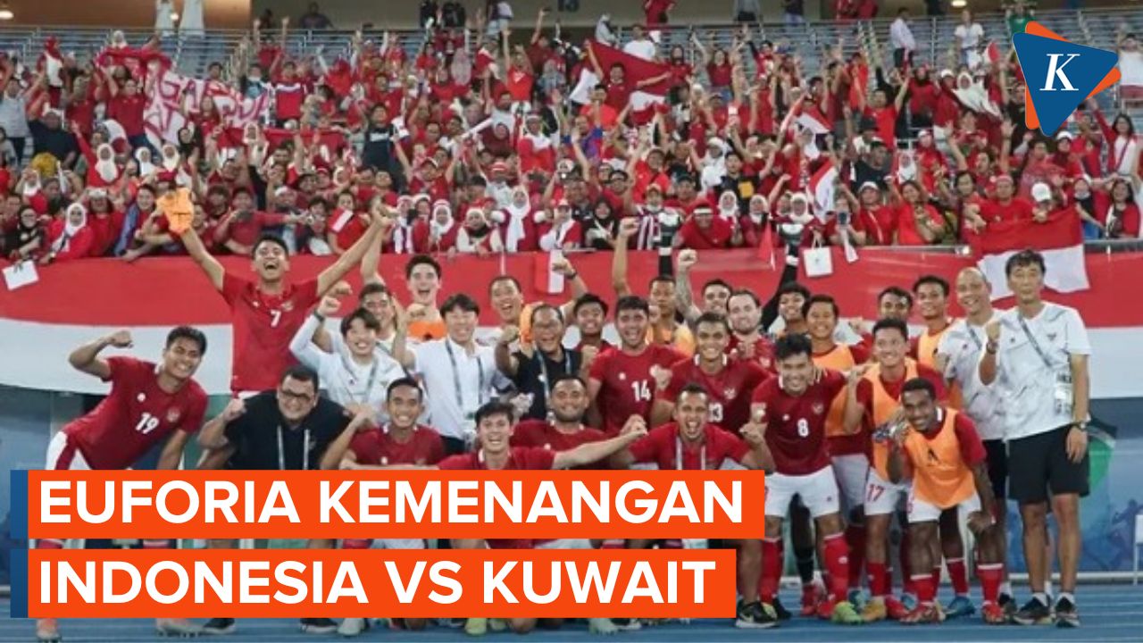 Kemeriahan Suporter Rayakan Kemenangan Timnas Indonesia atas Kuwait