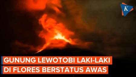 Gunung Lewotobi Flores Masuki Level Awas, Warga Diimbau Menjauh