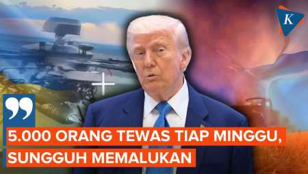 Tekad Trump Hentikan Perang Rusia-Ukraina, Sebut Ada 5.000 Korban Tiap Minggu
