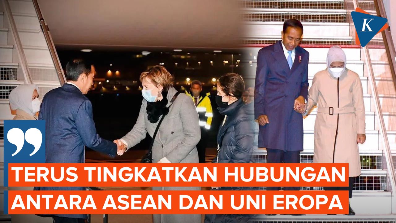 Jokowi Hadiri KTT Asean-Uni Eropa di Brussels