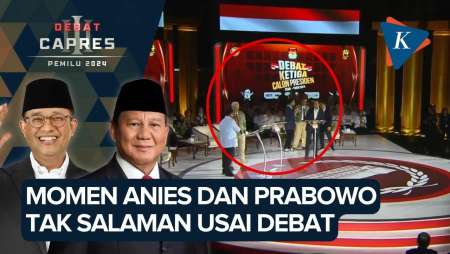 Jawaban Prabowo dan Anies Saat Ditanya Kenapa Tak Salaman Usai…