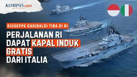 Selamat Datang Giuseppe Garibaldi! Kapal Induk Pertama RI Gratis Dari Italia