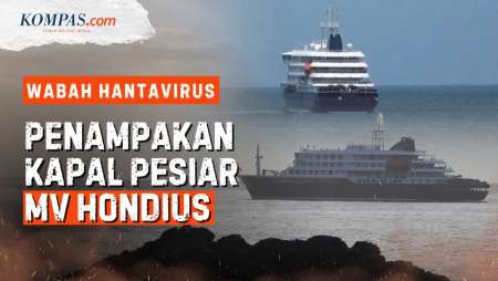 Wujud Kapal Pesiar MV Hondius Tempat Wabah Hantavirus Menyebar, 3 Penumpang Tewas