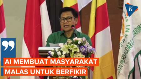 Cak Imin Sebut AI dan Kemajuan Teknologi Lain Bikin Orang Malas Berpikir