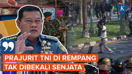 Panglima TNI Pastikan Prajurit di Rempang Tak Dibekali Senjata