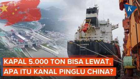 Cara China Bangun Kanal Pinglu, Terusan Sungai ke Laut Pertama, Kapal 5.000 Ton Bisa Lewat!