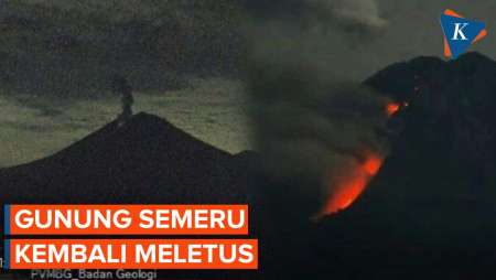 Gunung Semeru Kembali Meletus, Tinggi Kolom Abu 2.000 Meter