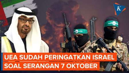 Presiden UEA Sudah Peringatkan Netanyahu Soal Serangan 7 Oktober Tapi Diabaikan