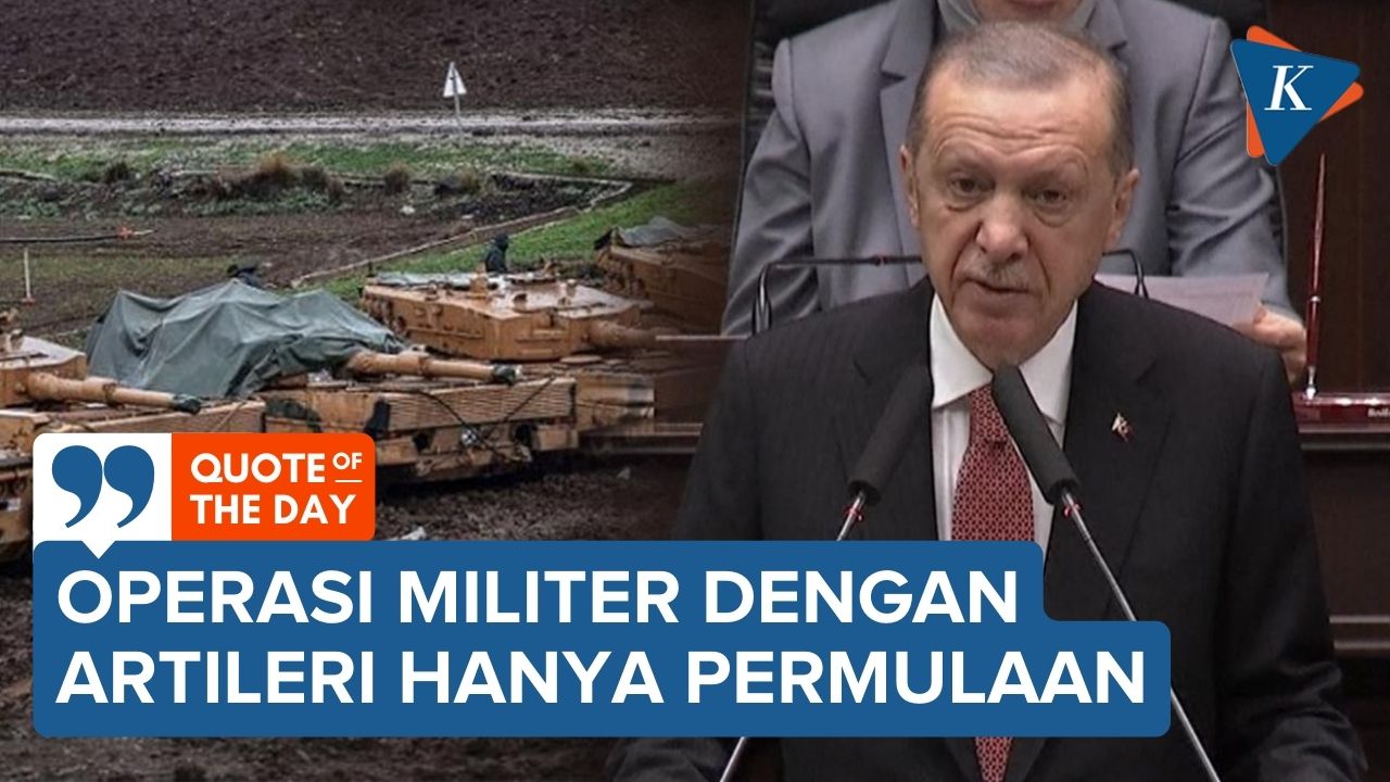 Presiden Turkiye Erdogan Siapkan Operasi Militer ke Suriah