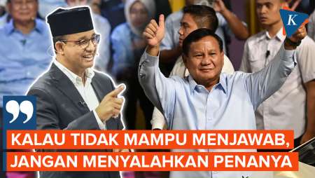 Sindir Prabowo soal Etika, Anies: Kalo Gak Bisa Jawab Jangan Salahin Penanya