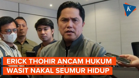 Pimpin Komite Wasit, Erick Thohir Peringatkan Wasit Nakal!