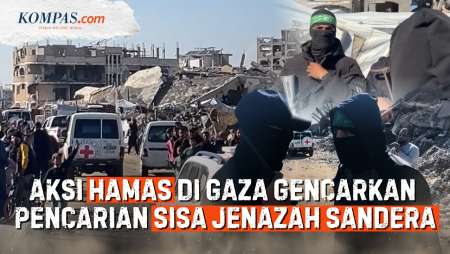 Aksi Hamas Cari Sisa Jenazah Sandera Di Gaza