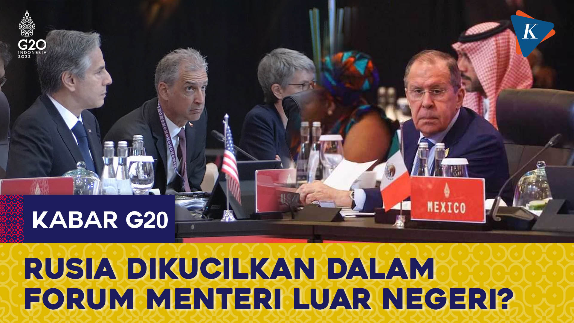 Kala Lavrov Mengeluhkan G20 di Bali