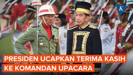 Upacara di IKN Lancar, Presiden Ucapkan Terima Kasih ke Komandan Upacara