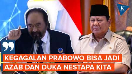 Surya Paloh: Kegagalan Pemerintahan Prabowo Bisa Jadi Azab Buat Kita