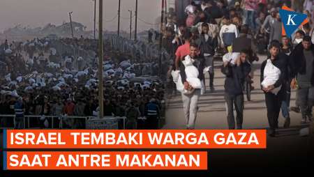 Israel Bunuh 32 Warga Palestina Saat Antre Makanan di Lokasi Bantuan AS untuk Gaza