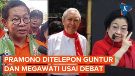 Pramono Ditelepon Guntur Soekarnoputra dan Megawati Usai Debat Perdana, Kenapa?