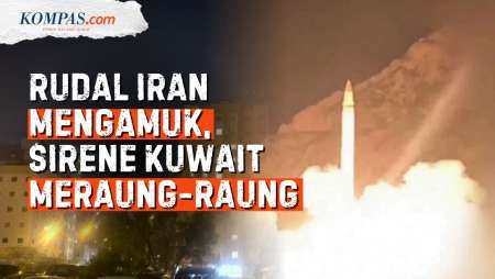 Iran Tunjukkan Kuasanya, Rudal Hantam Kuwait, Sirene Meraung-raung