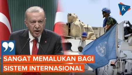 Sebut PBB Tak Bisa Lindungi UNIFIL, Erdogan: Memalukan dan Mengkhawatirkan