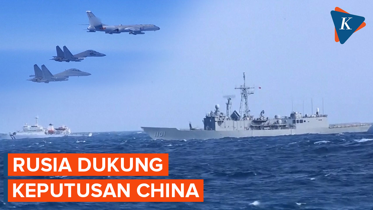 Rusia Dukung Latihan Militer China di Sekitar Taiwan