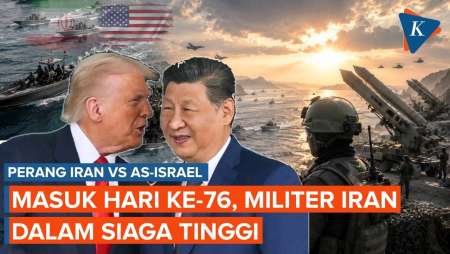 Perang Hari Ke-76: Trump Tepis Peran China, Iran Kirim Peringatan