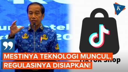 Singgung Lagi soal TikTok Shop, Jokowi: Harusnya Regulasi Sudah Disiapkan