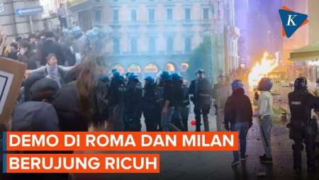 Kericuhan Meluas Hingga Milan, Demo Di Italia Berujung Bentrokan